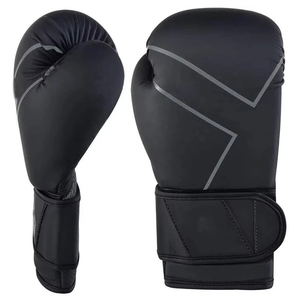 Custom Design High Quality Boxing <b>Gloves</b> Genuine Leather Professional Training <b>Moisture</b> Wicking Hook Loop Closure Adult OEM - Product Image 4