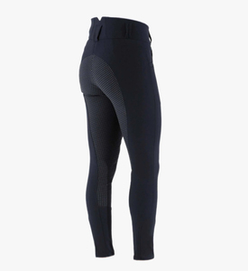 Culotte d'équitation pour femme à séchage rapide, imprimée en 3D, avec grip en silicone intégral, taille haute, coupe extensible, en Spandex-Polyester, motif numérique - Product Image 1