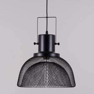 Lámpara Colgante Moderna de Lujo Industrial, Lámpara de Techo Geométrica Nórdica Escandinava de Metal Negro para Sala de Estar - Product Image 4