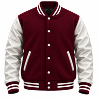 Veste bomber universitaire en cuir véritable pour homme, style baseball, avec doublure matelassée tendance, patchs chenille personnalisés, respirante