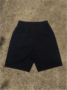 Men's Y2k Basketball Shorts Straight Wide Leg Striped Side <b>Drawstring</b> Waist Workout Gym 100% Cotton Streetwear - Product Image 5