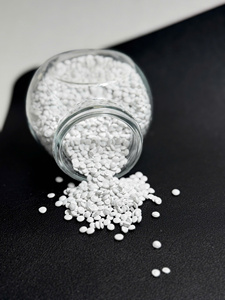 White CaCO3 Filler <b>Masterbatch</b> for PE PP Packaging Film Bags Sheet Extrusion Injection Molding Good Dispersion Supplier OEM - Product Image 2