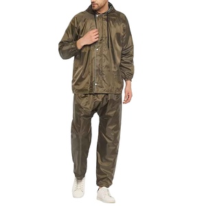 Traje de Protección Avanzado Contra Tormentas, Puntos de Refuerzo, Ropa Impermeable Resistente, Chaqueta y Traje para Lluvia - Product Image 1