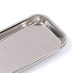 2 Bandejas Quirúrgicas Médicas de Acero Inoxidable 201, Organizador de Instrumentos Dentales, Caja Metálica Esterilizada en Venta - Product Image 2