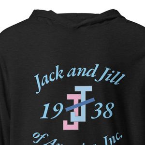 Camiseta con Capucha de Manga Larga Jack and Jill con Letras Azules, Suave y Ligera, Informal, para Uso Diario y Personalizada - Product Image 6