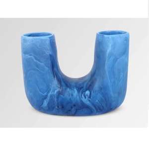 Vases en résine faits à la main pour arrangements floraux de mariage, design Art Déco, décoration de table de salon, décoration intérieure, offre en gros - Product Image 2