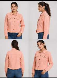 Veste en jean délavée en coton, best-seller, décontractée, avec poches, pour hommes et femmes, idéale pour les voyages et le streetwear, disponible à la vente - Product Image 5