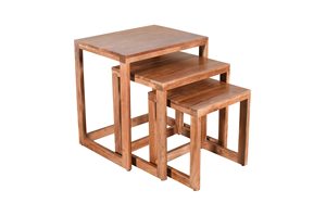 Mesa de Centro de Madera Maciza con Diseño Inteligente y Construcción Sólida, Mueble Elegante para Sala de Estar para Apartamento - Product Image 2