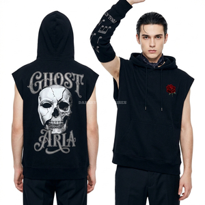 เสื้อฮู้ดดี้ผู้ชายผ้าฝ้ายนุ่ม 350GSM พิมพ์ลายกราฟิกตามสั่ง ระบายอากาศได้ดี สวมใส่สบาย เหมาะสำหรับกิจกรรมกลางแจ้ง สไตล์สตรีทอิตาเลียน - Product Image 4
