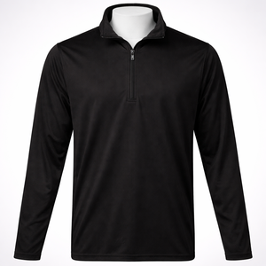 Sudadera Ligera de Forro Polar con Cierre de Cremallera de un Cuarto para Hombre, Protección UPF 30, Deportiva, que Absorbe la Humedad - Product Image 4