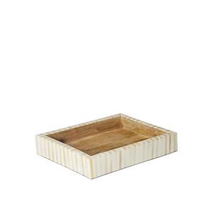 Plateau en résine artisanale avec incrustations de précision, durable et personnalisable pour servir du café, des desserts, dans des environnements de repas classiques - Product Image 5