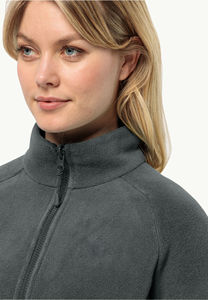 Veste polaire d'hiver pour femmes grandes tailles avec col montant, manches longues, respirante, finition toile, fabriquée au Pakistan - Product Image 3