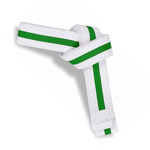 Ceintures de karaté unisexes confortables en coton, broderie de logo personnalisée, vente en gros, équipement d'entraînement pour le judo, le taekwondo et les arts martiaux - Product Image 3