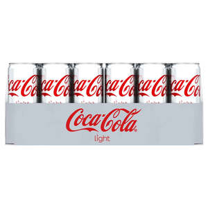 Factory Price Coca Cola Light 24 x 0.33L Cans Original Diet <b>Soft</b> <b>Drink</b> Low Sugar Carbonated Beverage Bulk Wholesale Supplier - Product Image 2