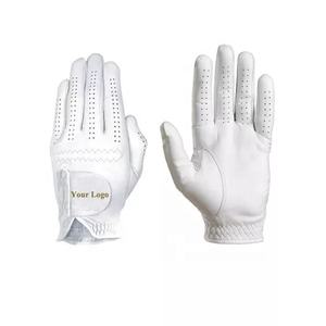 Guantes de golf de mano izquierda de cuero Cabretta de alta calidad Impresión de logotipo personalizado Colores personalizados para profesionales-Venta al por mayor disponible - Product Image 1