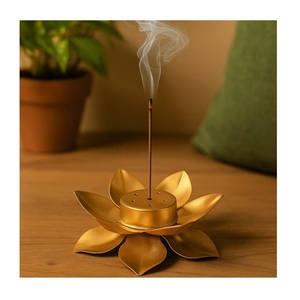 Porta Incienso Metálico en Forma de Hoja Disponible a Precio de Mayoreo - Product Image 5