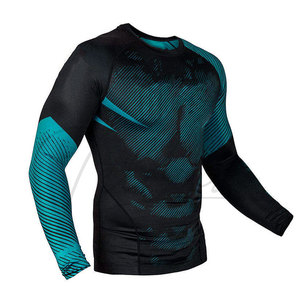 Servicio OEM de TELLUS APPAREL, Camisetas de Compresión de Manga Larga Unisex de Alta Calidad, Hechas a Medida, Transpirables, de Spandex/Poliéster, las Mejores - Product Image 4