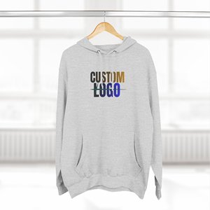 Custom Printed OEM Unisex Fleece Hoodie Heavy Cotton Solid <b>Grey</b> Pullover Hooded <b>Sweatshirt</b> Front Logo Quick Dry Eco-Friendly - Product Image 3