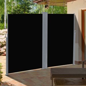 Toldo Retráctil de Doble Cara para Patio, Pantalla de Privacidad para Jardín Interior/Exterior, Protección Solar y Contra el Viento, Separador de Ambientes de 5m Máx. - Product Image 2