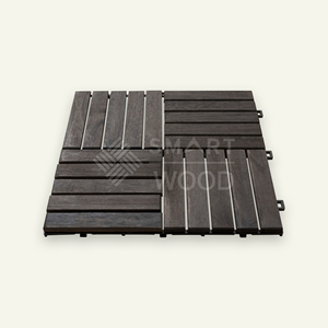 Serie AuroraPlank |   Tarima de Madera de Acacia Aceitada y Compuesto Plástico, Cuadrada, Cepillada, Encastrable, Impermeable, Ecológica y Moderna - Product Image 2