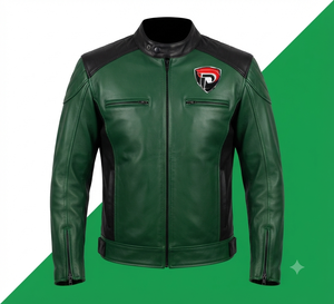 Logo personnalisé, votre propre design, streetwear, cuir et toile, col montant, séchage rapide, haute qualité, hiver, homme, coton - Product Image 1
