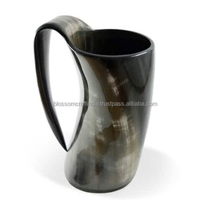 Taza de Cuerno de Búfalo Hecha a Mano, Material Ecológico, Acabado Natural Pulido, Vajilla Duradera y Elegante, Opción de Regalo - Product Image 2