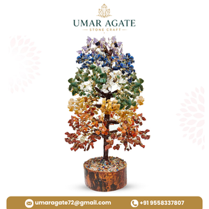 Árbol de Piedras Preciosas Portátil Hecho a Mano de Primera Calidad al por Mayor, 1000 Chips, Siete Chakras, Decoración Feng Shui para el Hogar, Regalo - Product Image 5