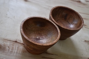 Cuenco de madera de acacia natural, cuenco de madera para frutas, cuenco para servir nueces, cuenco de madera ecológico, cuenco de acacia hecho a mano, cuenco de madera clásico - Product Image 2