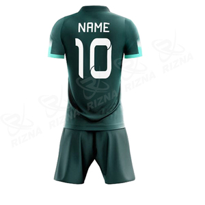 OEM Wholesale Best Polyester Sublimation Custom Design Soccer Jerseys Top Style Shorts Adults Breathable Quick Dry Name Logo - Product Image 5