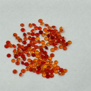 Fine Quality Natural Mexican <b>Fire</b> Opal Round Cut 3mm Calibrated Loose Orange Opal Gemstones Untreated Wholesale Grade <b>Stone</b> - Product Image 5