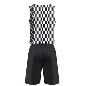 Custom Yellow Royal Blue Basketball Uniform Set Sublimation Jersey Shorts Mesh Quick Dry Teamwear OEM Sports Kit - Product Image 4