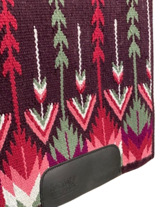 Manta de Silla de Montar Tejida a Mano con Lana de Nueva Zelanda, Almohadilla para Montar a Caballo, Accesorio Ecuestre Hecho a Mano para Vaqueros, Ranchos, Senderos y Espectáculos - Product Image 2