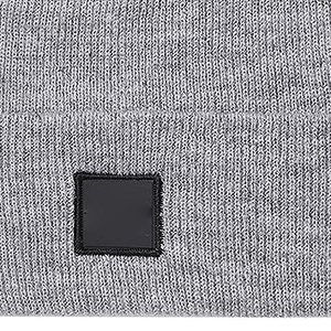 Sustainable Recycled Polyester <b>Hat</b> <b>Men</b> Eco Friendly Material <b>Winter</b> Heavy Weight Warm Ribbed Beanie <b>Hat</b> Packs - Product Image 2