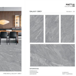 Carrelage en porcelaine mate Regal 600x1200, grand format, surface premium, pour murs et sols, design moderne intérieur et extérieur, collection - Product Image 1