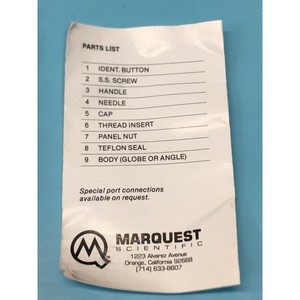 MARQUEST SCIENTIFIC Agujas NPT de 1/4", 3/8" y 1/2" - Equipo y Piezas de Semiconductores de Confianza con Legado Global - Product Image 3