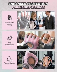 Gants d'entraînement respirants avec coussinets antidérapants pour la musculation, la gym, le cyclisme, pour hommes et femmes, personnalisables - Product Image 3