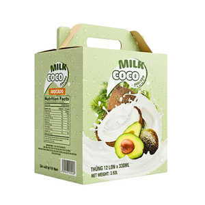 Boisson au lait de coco du Vietnam, marque privée, durée de conservation de 24 mois, OEM/ODM, canette de 330 ml, lait végétal à l'avocat - Product Image 1