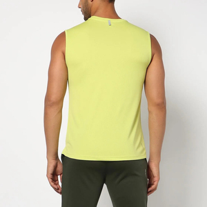 Nuevo Modelo 2026 Camiseta sin Mangas Roja para Hombre, Cuello Redondo, Tejida, Color Sólido, Secado Rápido, Estilo Casual - Product Image 5
