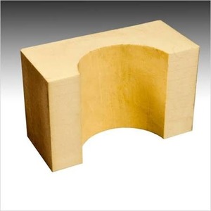 Support carré PUF pour tuyaux de 80 mm, support d'isolation robuste pour tuyaux, bloc de fixation pour tuyauterie industrielle, matériel pour isolation thermique - Product Image 3