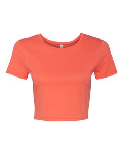 Camisetas Crop Top de Algodón 100% para Mujer, al por Mayor, Premium 2026, con Logotipo Personalizado, Elásticas, Lisas, Cómodas y Transpirables - Product Image 4