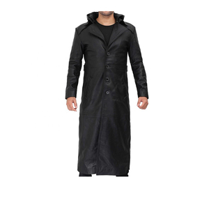 Abrigo de Cuero para Hombre, Chaqueta Larga de Cuero PU de Primera Calidad, Prenda Exterior Elegante para Invierno, Ajuste Cómodo, Ropa de Moda Casual para Hombre - Product Image 2