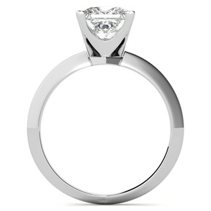Anillo Solitario con Diamante Cultivado en Laboratorio, Corte Princesa, Borde Recto, Oro, Certificado IGI, Diseño Elegante para Joyería de Aniversario para Mujer - Product Image 5