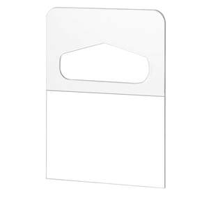 <b>Self</b> <b>Adhesive</b> Hanging Tabs Heavy Duty Custom Clear <b>Hook</b> Hang Tabs Sticky <b>Adhesive</b> Hang Tags for Retail Displays - Product Image 1