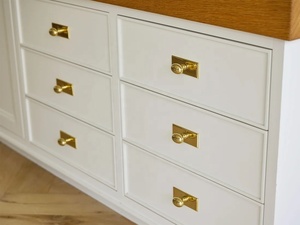 Elegante Perilla Redonda de Latón para Muebles, Manija de Diseño Moderno y Duradero, Acabado Niquelado Pulido, para Cómodas, Hogar, Oficina, Hotel - Product Image 6