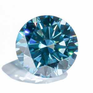 Diamants ronds de 1 carat créés en laboratoire, certifiés IGI GIA, clarté VVS, diamants en vrac pour bijoux, diamants bleus CVD cultivés en laboratoire, vente en gros - Product Image 3