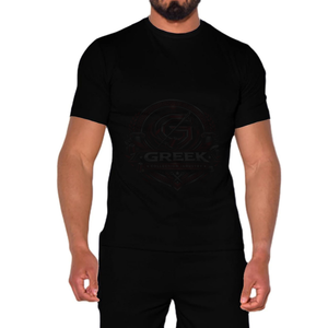 T-shirts personnalisés pour hommes en mélange de coton premium, col ras du cou, manches courtes, coupe décontractée oversize, séchage rapide, respirant, marque privée - Product Image 4