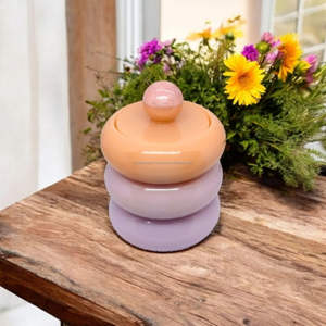 Récipient pour aliments secs en résine hermétique à l'épreuve des enfants avec couvercle en métal pour les mariages - Product Image 3