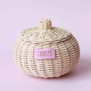 Accessoires de jeu de cuisine pour enfants, bol en rotin sur pied, jouet, mini-bols de rangement pour aliments - Product Image 6