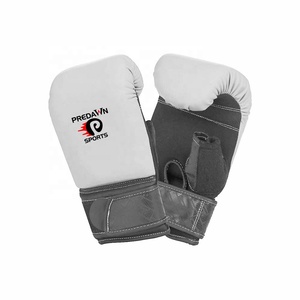 Gants de boxe et de karaté en cuir uni, design personnalisé, évacuation de l'humidité, taille universelle 12 oz, meilleur matériau, prix bas - Product Image 1