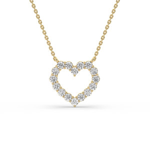 Pendentif en diamant de laboratoire rond de 1,5 carat certifié IGI, en argent 925, style unique, léger, taille brillant, bijoux fins pour mariage - Product Image 2